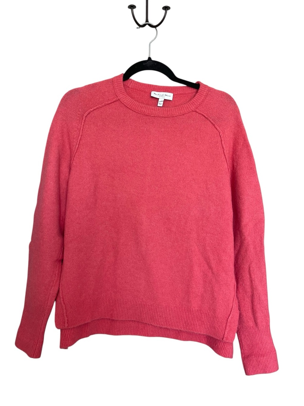 Anthropologie Coral Crewneck Sweater